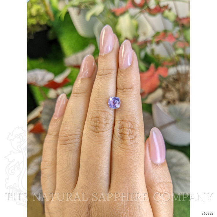 1.57 Ct. Purple Sapphire from Ceylon (Sri Lanka)
