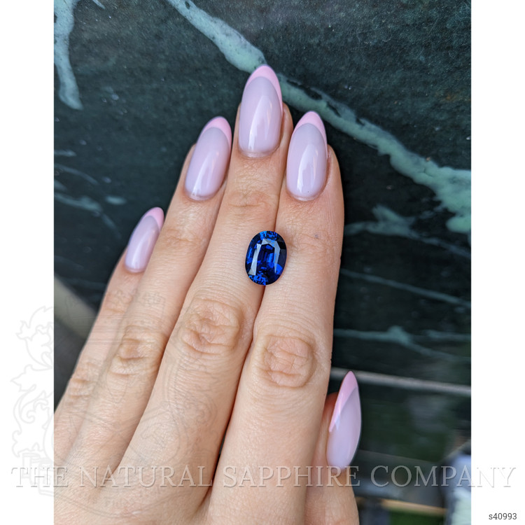 5.55 Ct. Blue Sapphire from Madagascar