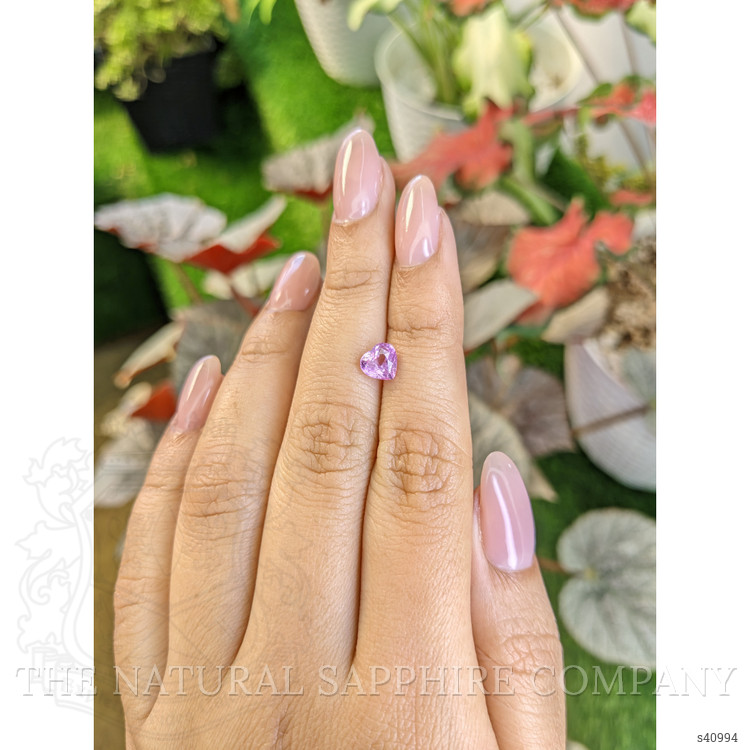 1.13 Ct. Purplish Pink Sapphire from Ceylon (Sri Lanka)