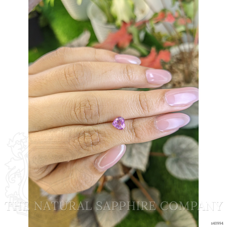 1.13 Ct. Purplish Pink Sapphire from Ceylon (Sri Lanka)