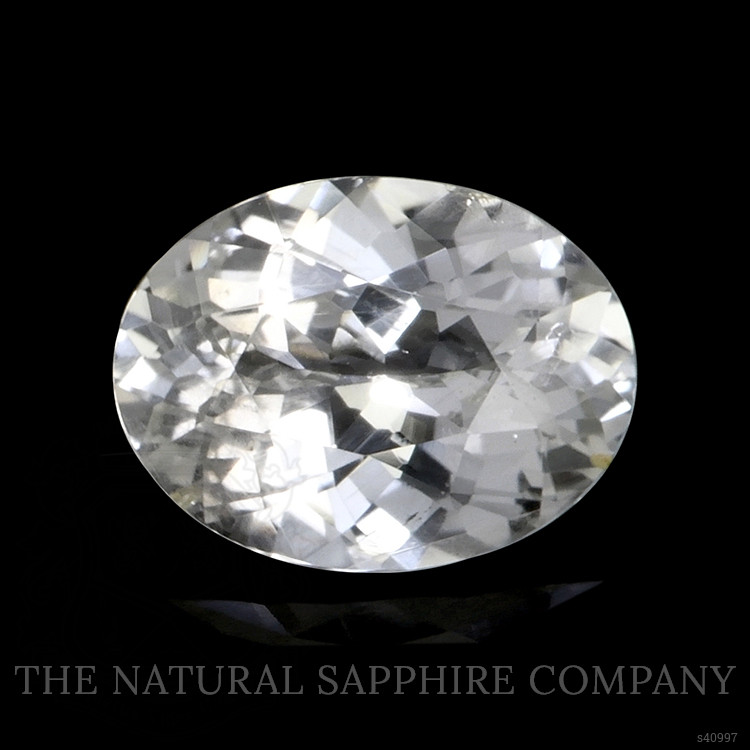 1.67 Ct. White Sapphire from Ceylon (Sri Lanka)