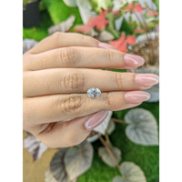 1.67 Ct. White Sapphire from Ceylon (Sri Lanka) Life Style