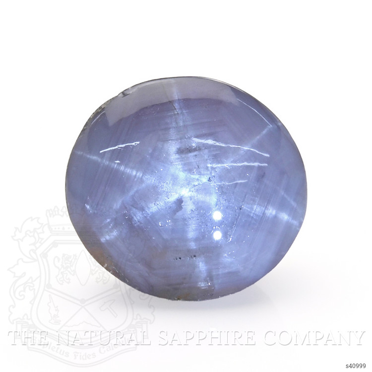 10.87 Ct. Bluish Grey Star Sapphire from Ceylon (Sri Lanka)