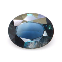 0.65 Ct. Greenish Blue Sapphire from Ceylon (Sri Lanka) Video