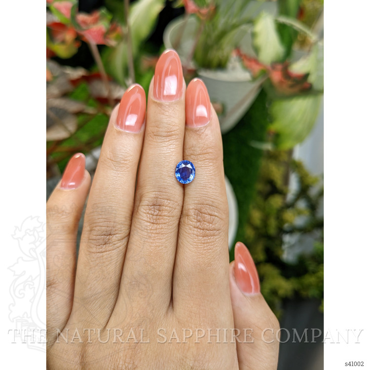 1.58 Ct. Blue Sapphire from Ceylon (Sri Lanka)