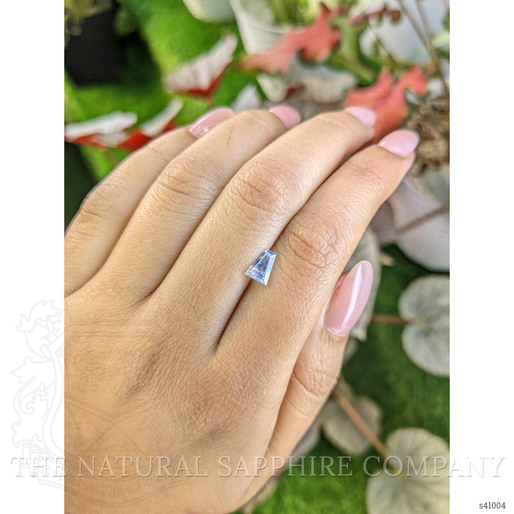 0.91 Ct. Blue Sapphire from Ceylon (Sri Lanka)