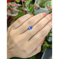 1.27 Ct. Blue Sapphire from Ceylon (Sri Lanka) Life Style