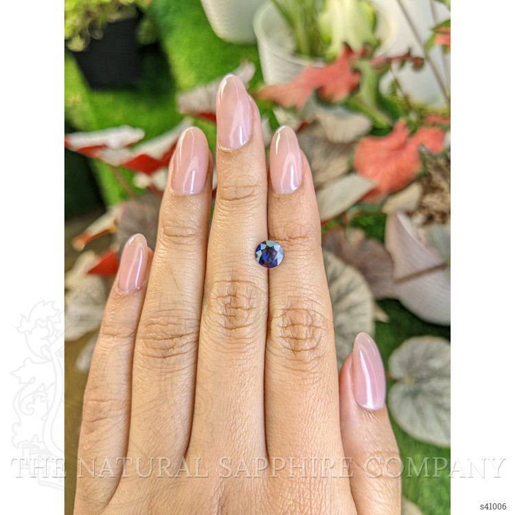 1.04 Ct. Blue Sapphire from Ceylon (Sri Lanka)