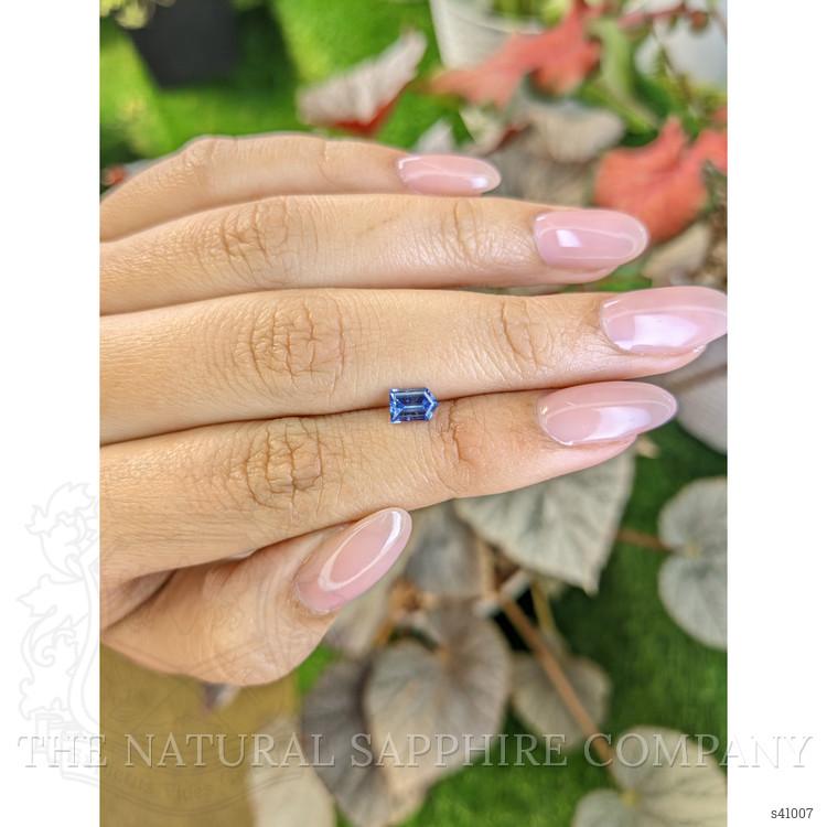 0.68 Ct. Blue Sapphire from Ceylon (Sri Lanka)