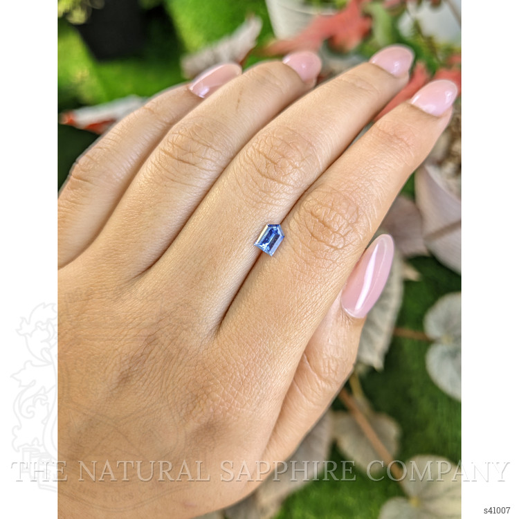 0.68 Ct. Blue Sapphire from Ceylon (Sri Lanka)