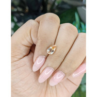 1.53 Ct. Peach Sapphire from Ceylon (Sri Lanka) Life Style