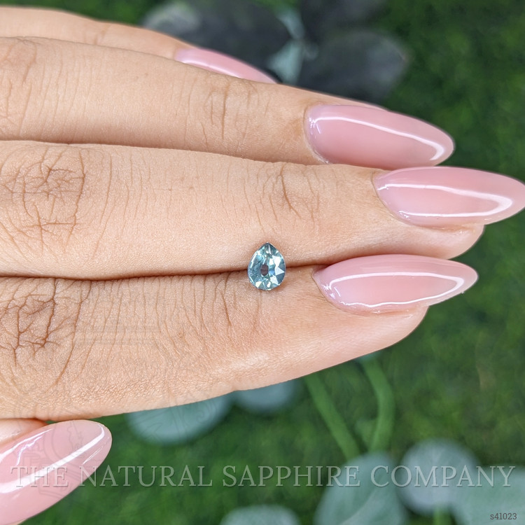 0.42 Ct. Bluish Green Sapphire from Madagascar