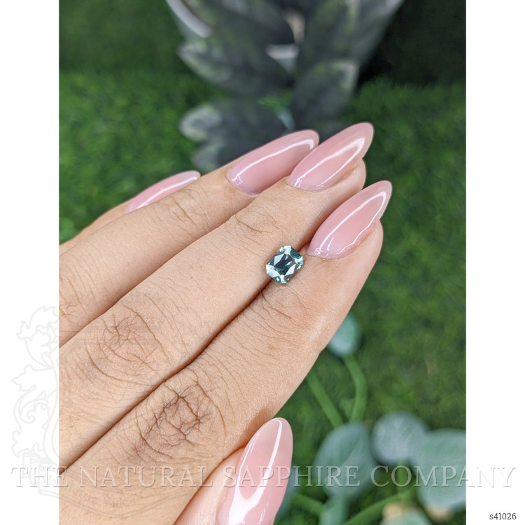 0.78 Ct. Bluish Green Sapphire from Madagascar
