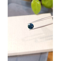 2.04 Ct. Greenish Blue Sapphire from Madagascar Life Style