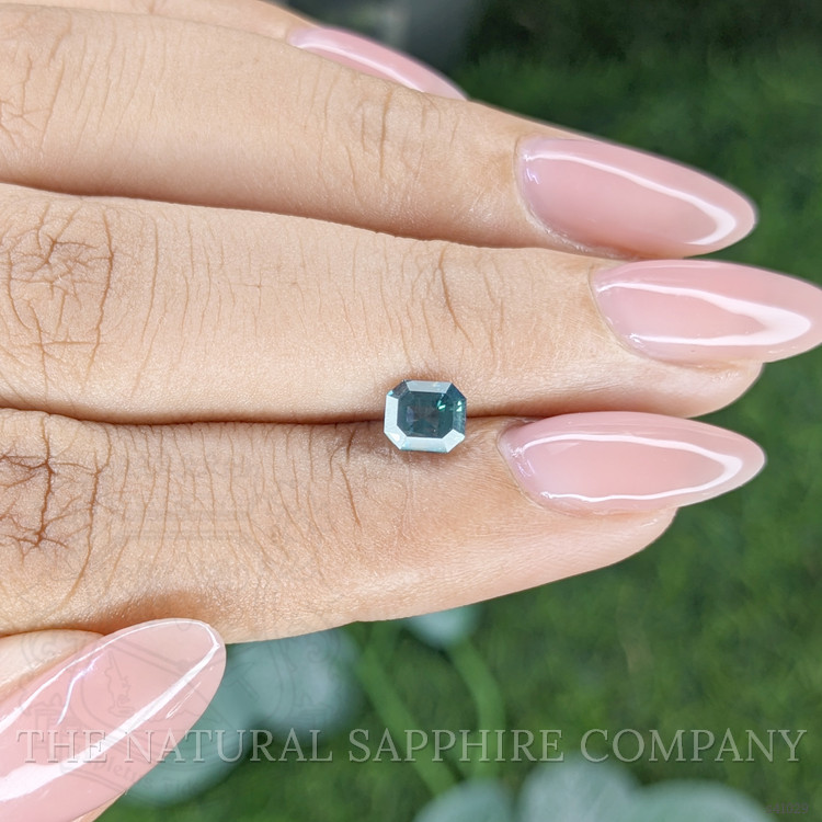 0.83 Ct. Greenish Blue Sapphire from Madagascar