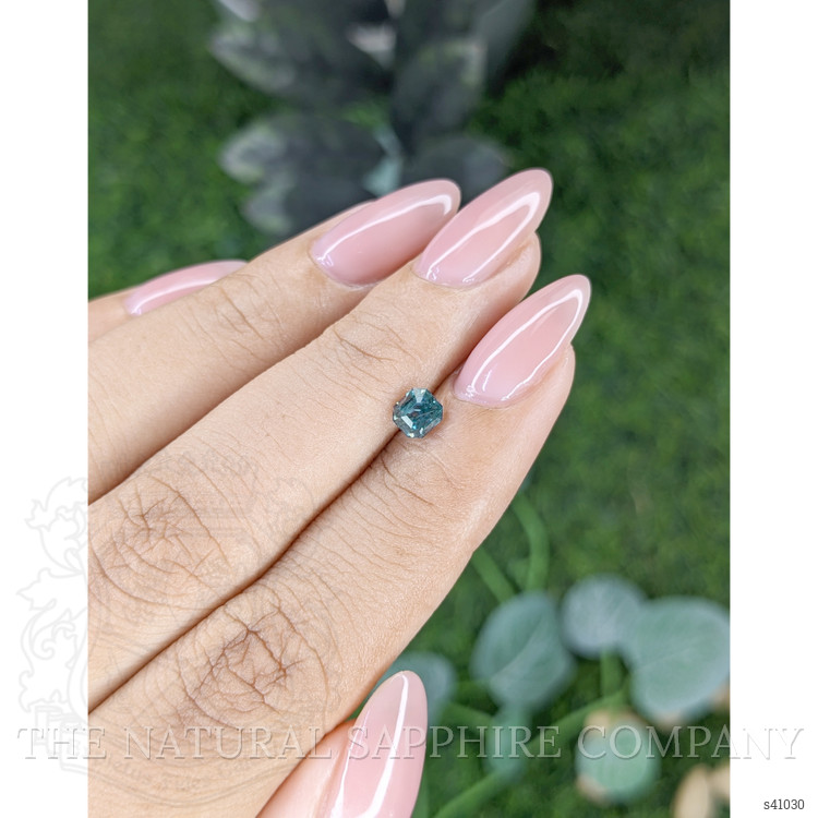 0.62 Ct. Greenish Blue Sapphire from Madagascar