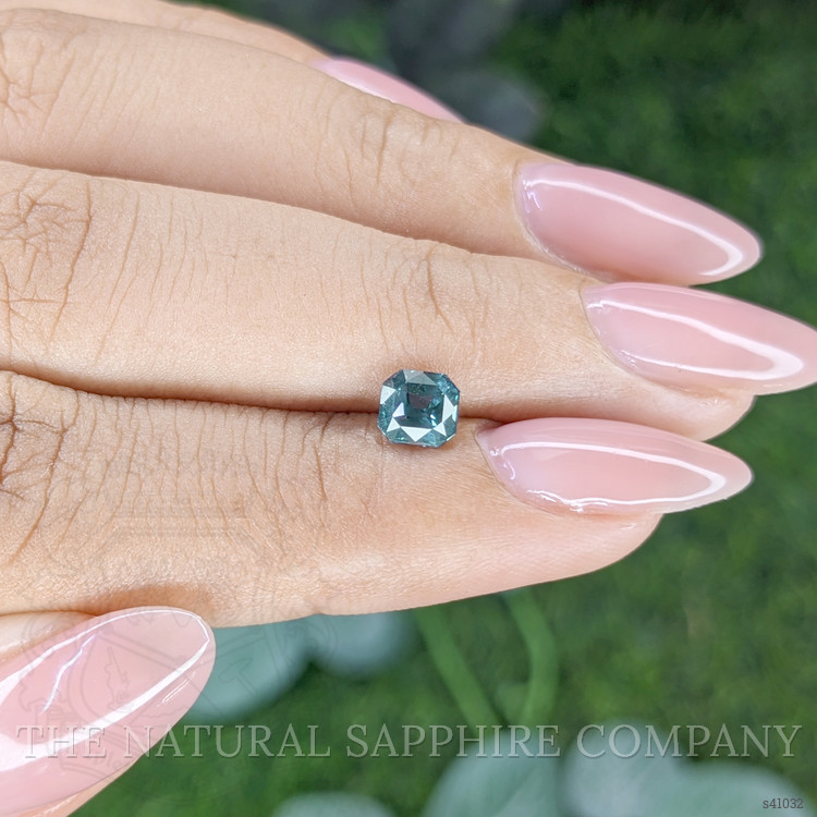 0.81 Ct. Bluish Green Sapphire from Madagascar