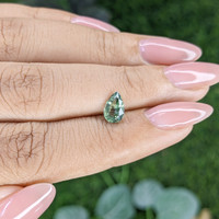 1.03 Ct. Green Sapphire from Madagascar Life Style