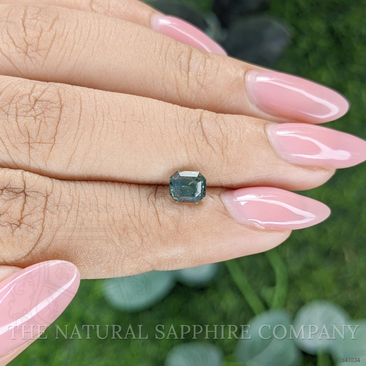 1.13 Ct. Bluish Green Sapphire from Madagascar