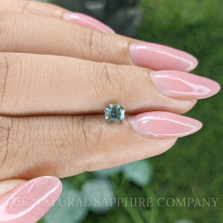 0.61 Ct. Bluish Green Sapphire from Madagascar