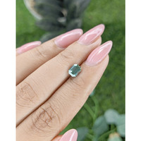 1.09 Ct. Yellowish Green Sapphire from Madagascar Life Style