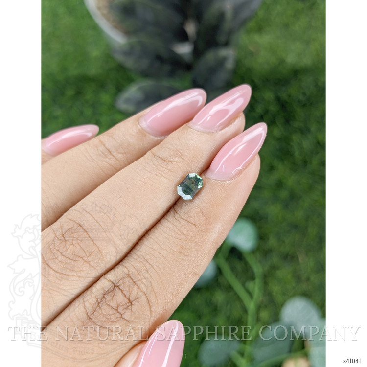 0.80 Ct. Bluish Green Sapphire from Madagascar