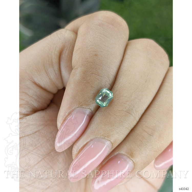 0.95 Ct. Yellowish Green Sapphire from Madagascar