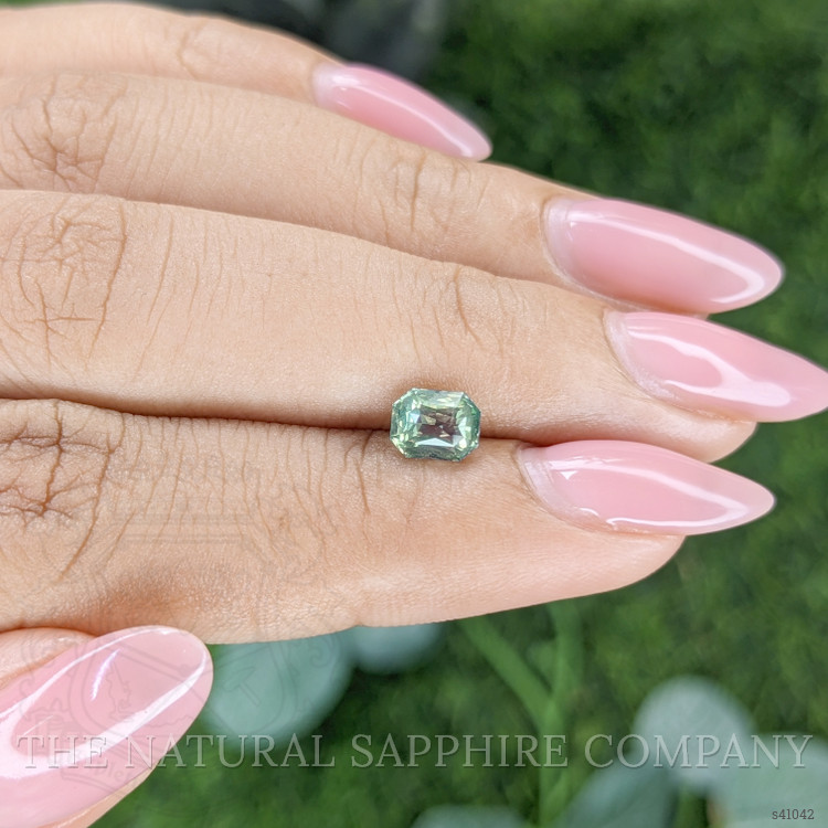 0.95 Ct. Yellowish Green Sapphire from Madagascar