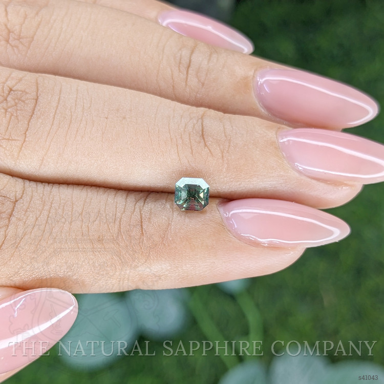 0.74 Ct. Bluish Green Sapphire from Madagascar