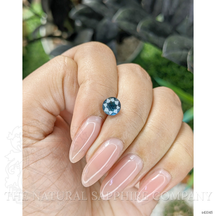 1.58 Ct. Greenish Blue Sapphire from Madagascar
