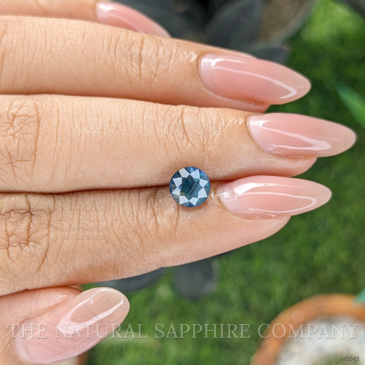 1.58 Ct. Greenish Blue Sapphire from Madagascar