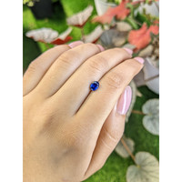 1.10 Ct. Blue Sapphire from Ceylon (Sri Lanka) Life Style