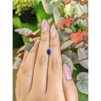 1.10 Ct. Blue Sapphire from Ceylon (Sri Lanka) Life Style