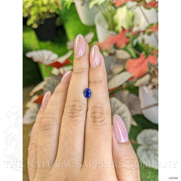 1.10 Ct. Blue Sapphire from Ceylon (Sri Lanka)