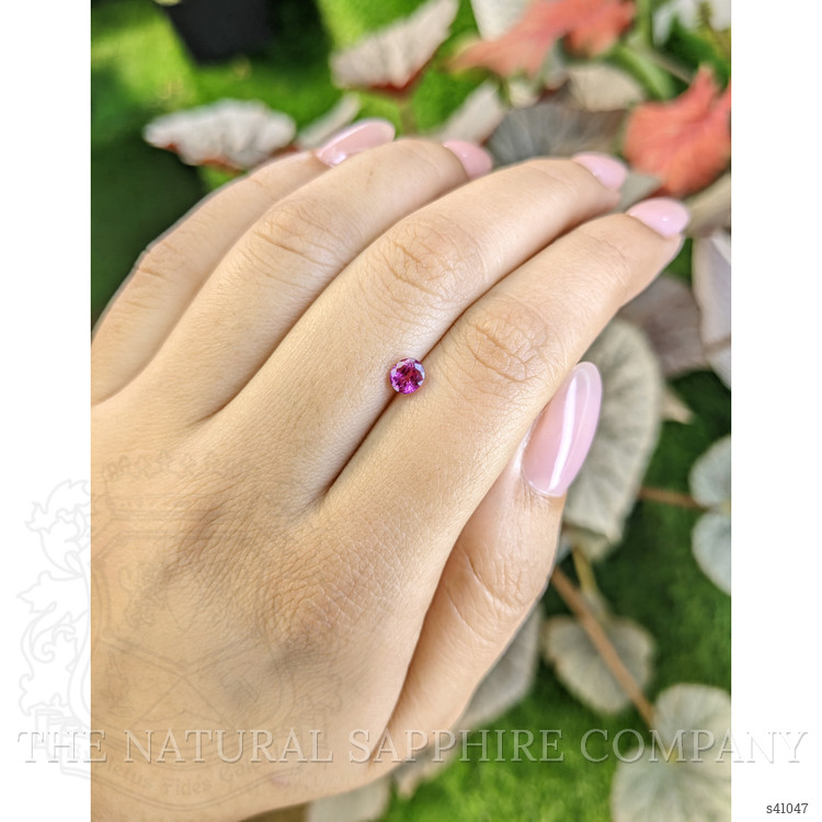 0.59 Ct. Purplish Pink Sapphire from Ceylon (Sri Lanka)