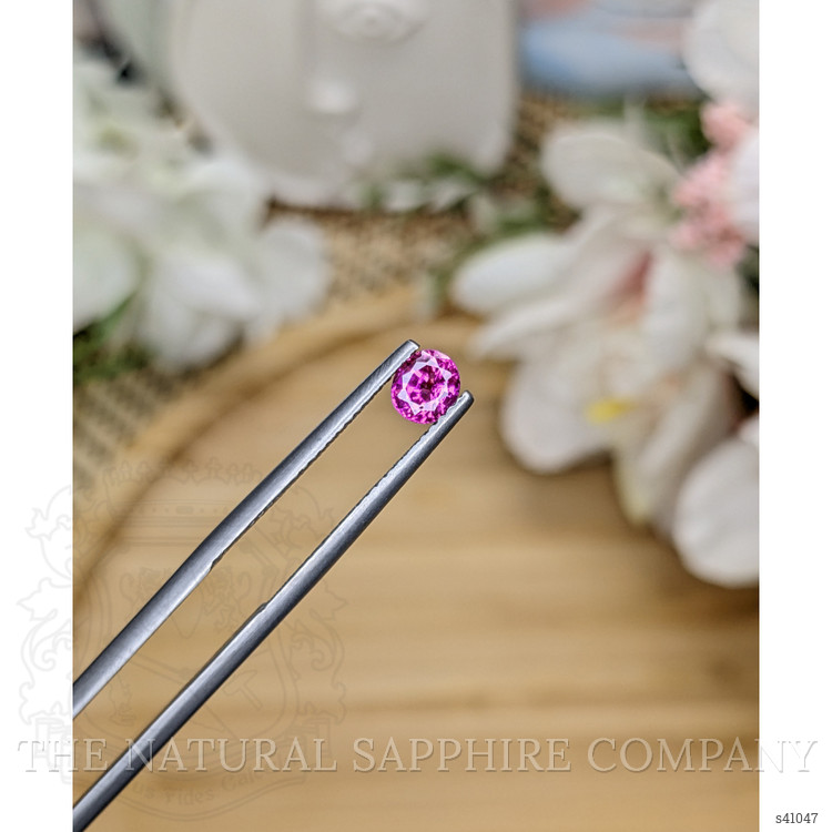 0.59 Ct. Purplish Pink Sapphire from Ceylon (Sri Lanka)