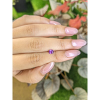 0.68 Ct. Pinkish Purple Sapphire from Ceylon (Sri Lanka) Life Style
