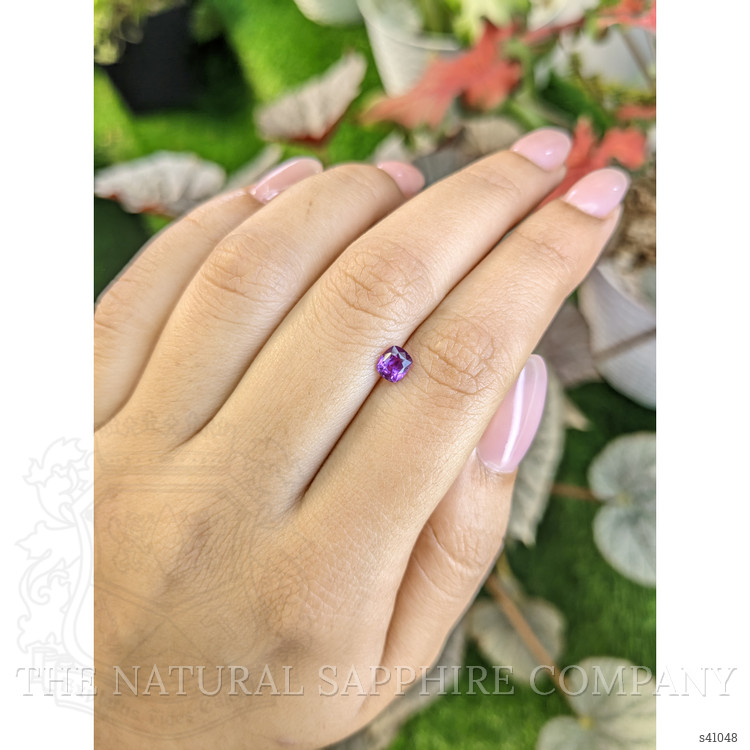 0.68 Ct. Pinkish Purple Sapphire from Ceylon (Sri Lanka)