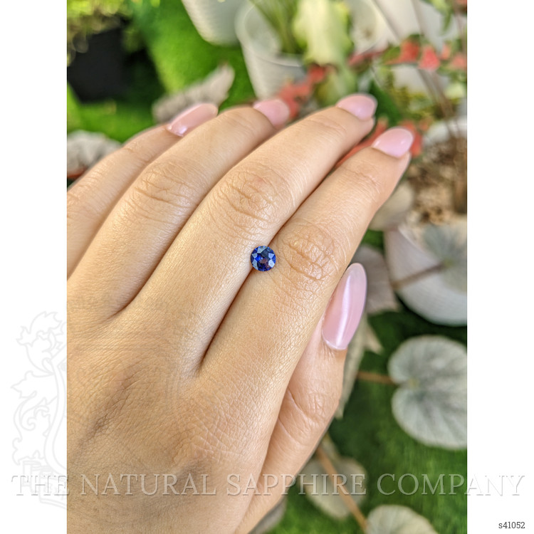 0.53 Ct. Purplish Blue Sapphire from Ceylon (Sri Lanka)