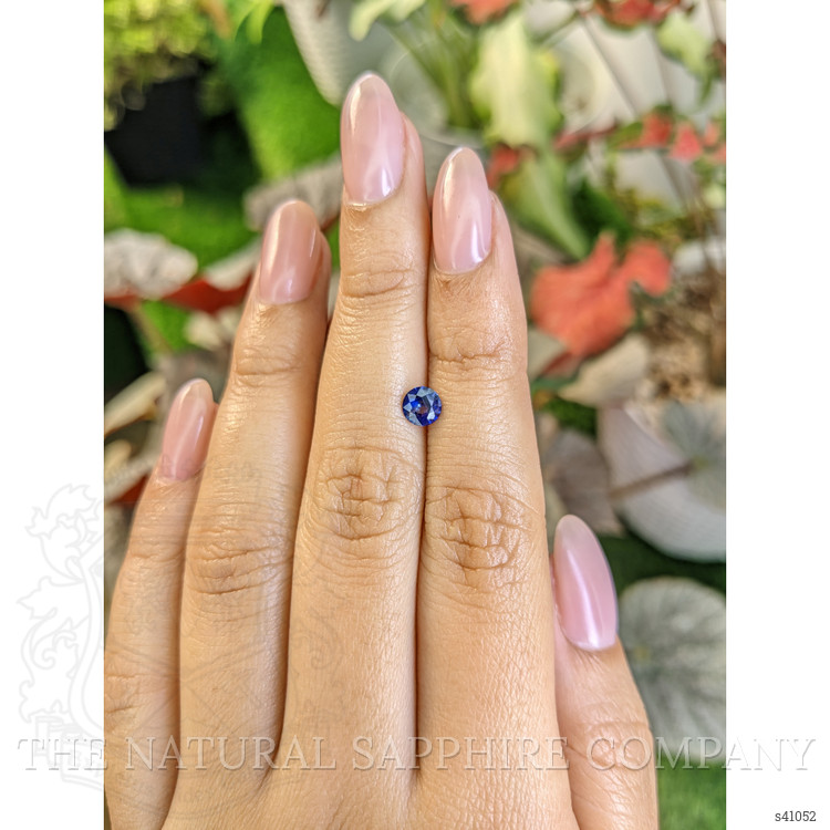 0.53 Ct. Purplish Blue Sapphire from Ceylon (Sri Lanka)