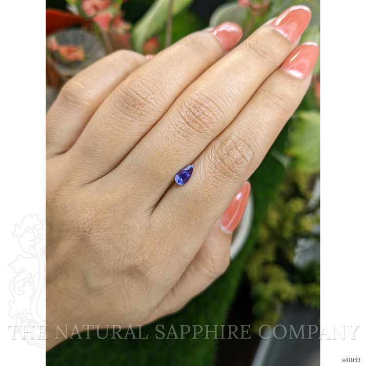 0.64 Ct. Purple Sapphire from Ceylon (Sri Lanka)