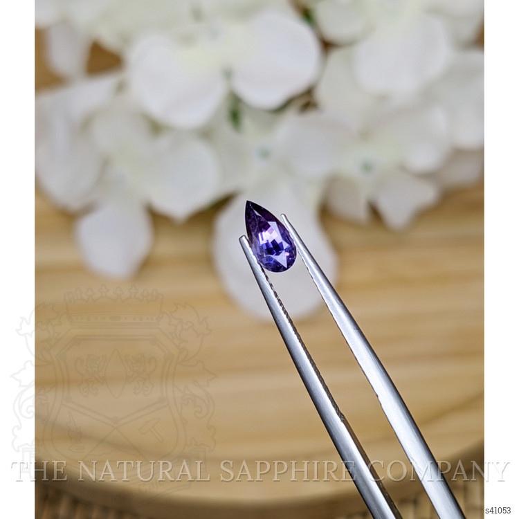 0.64 Ct. Purple Sapphire from Ceylon (Sri Lanka)