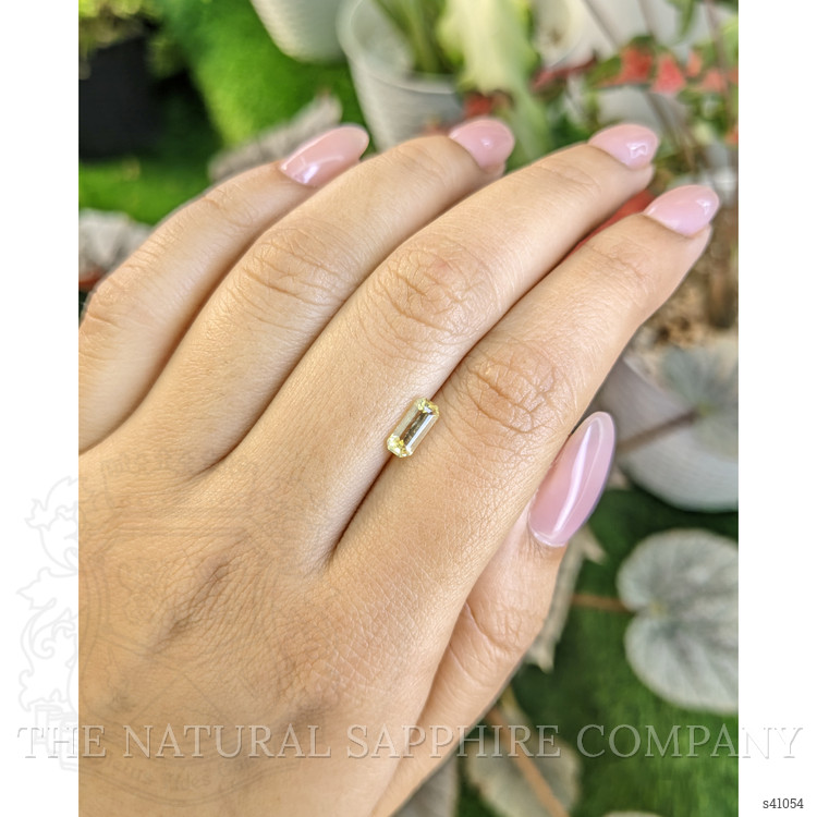 0.83 Ct. Yellow Sapphire from Ceylon (Sri Lanka)