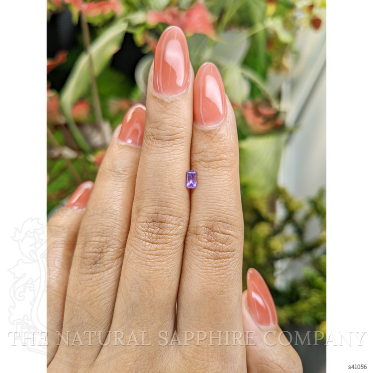0.38 Ct. Pinkish Purple Sapphire from Ceylon (Sri Lanka)