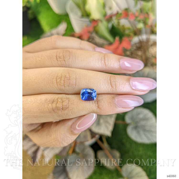 3.03 Ct. Blue Sapphire from Ceylon (Sri Lanka)