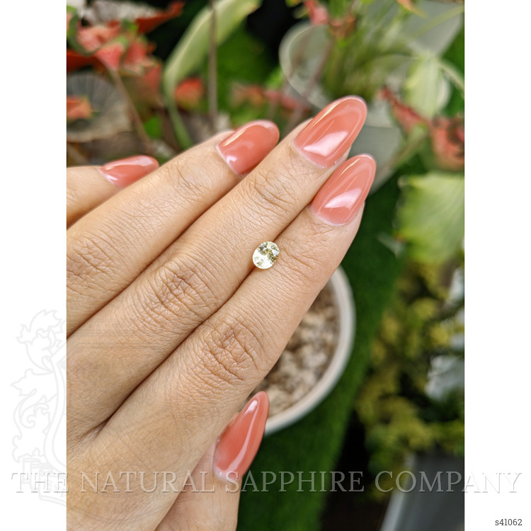 0.67 Ct. Yellow Sapphire from Ceylon (Sri Lanka)