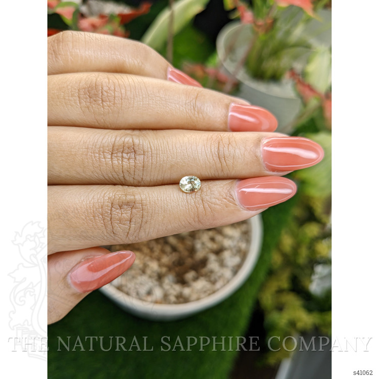 0.67 Ct. Yellow Sapphire from Ceylon (Sri Lanka)