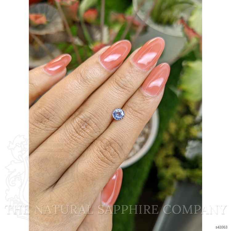 0.65 Ct. Blue Sapphire from Ceylon (Sri Lanka)