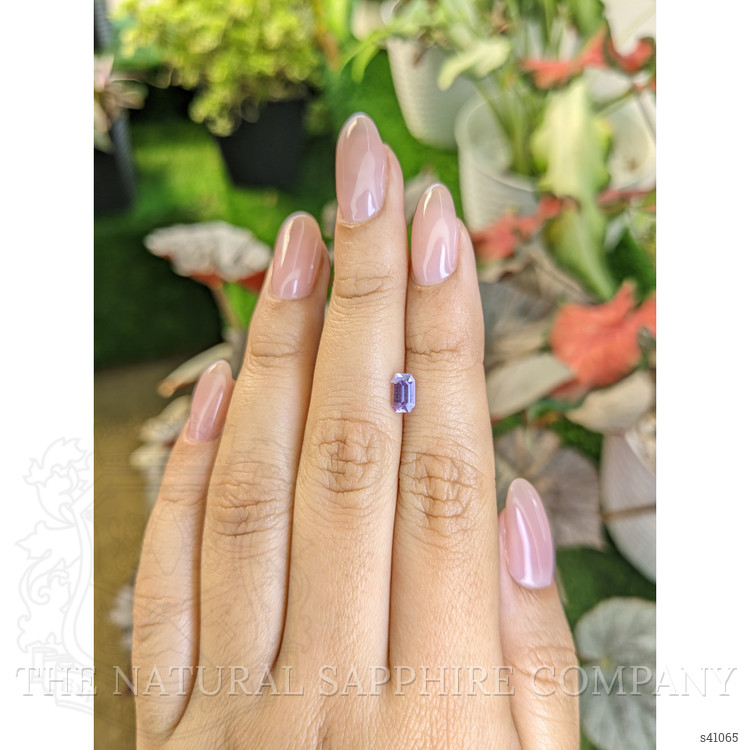 0.62 Ct. Pinkish Purple Sapphire from Ceylon (Sri Lanka)