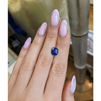 3.36 Ct. Blue Sapphire from Ceylon (Sri Lanka) Life Style